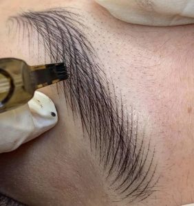 : آموزش و تعریف فیبروز ابرو با طراحی طبیعی هاشور در اندیشه